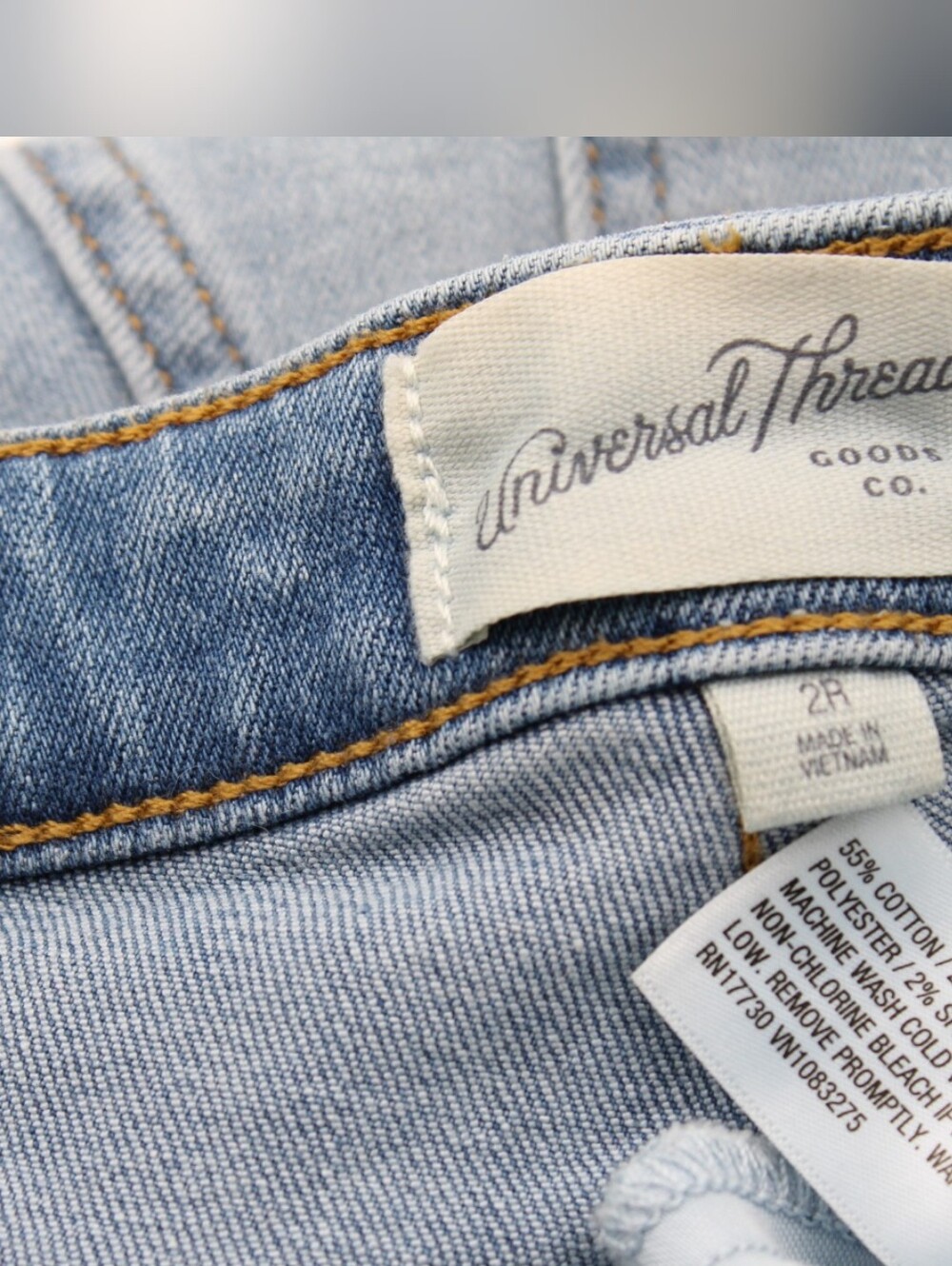 Universal Thread Blue Skinny Jeans Women's 2R - Picture 4 of 6